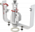 SA08AK 1/2" CHROM Выпускной комплект с двойной кнопкой,впускной механизм А16 1/2 , A08A, с боков Alca Plast в Тимашёвске