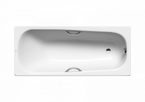 Стальная ванна Kaldewei SANIFORM PLUS STAR Mod. 337, 1800*800*410, Easy clean, alpine white, без ножек, с отверстиями для ручек в Тимашёвске