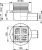 APV26 Сливной трап 105 105/50, подводка – боковая, решетка – нержавеющая сталь, гидрозатвор – мокрый Alca Plast в Тимашёвске